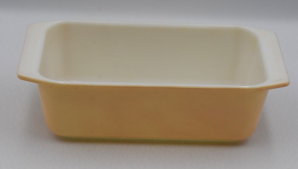 Vintage PYREX #913 Earth Tone Ovenwear Baking Loaf Pan with Handles